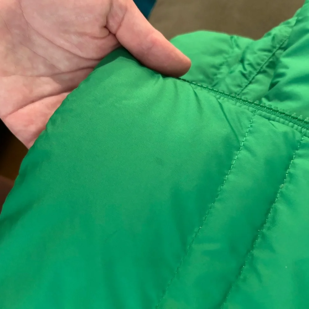The North Face Vibrant Green Jacket for Spring and Fall Weather.
